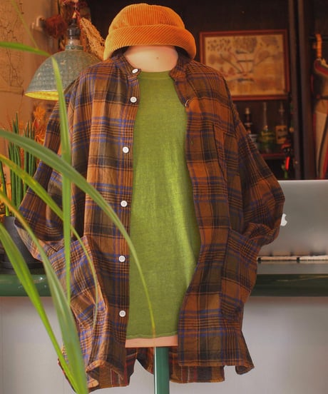 "MODEM DESING"  Cotton/Linen L/S Shirts