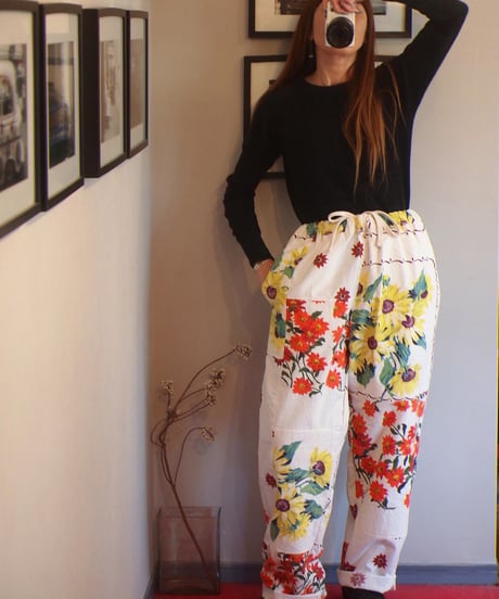 "Mr. Remake Man" Vintage Tapestry Remake Easy Pants