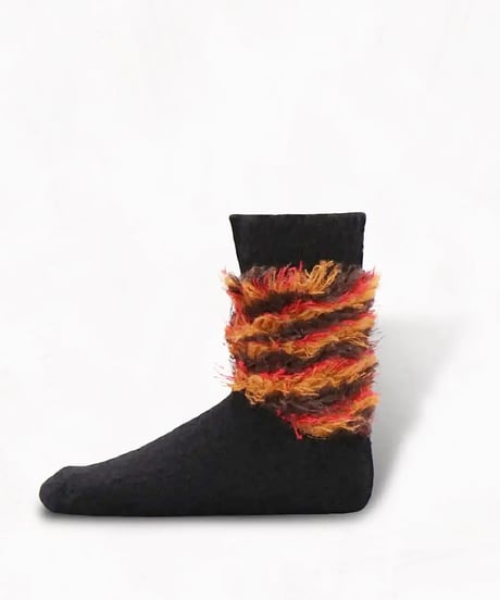 "SHOWATABE" Multi-Color Shaggy Socks