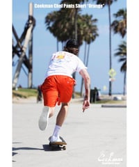 "COOKMAN" Chef Pants Short [Orange]