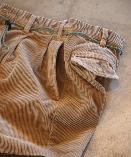 "SUNNY SIDE UP" Knee Sand Corduroy Pants