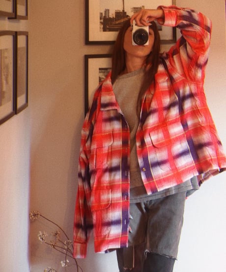 "IMPRESTORE"「J.FOX」Printed flannel shirts