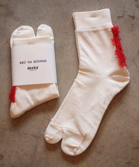 "decka Quality socks" by BRÚ NA BÓINNE Mohican Socks / Split Toe Style