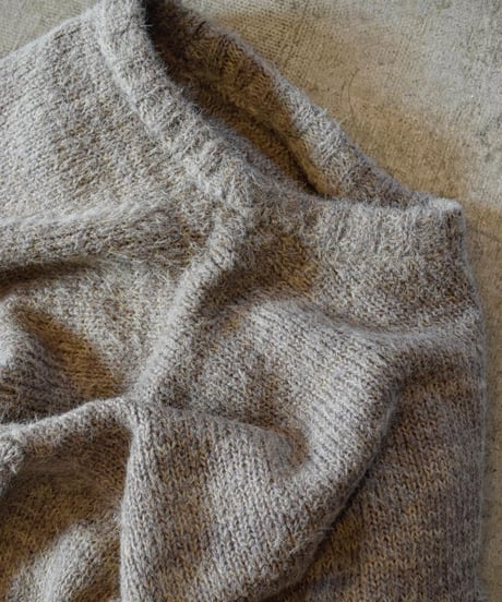 "MODEM DESIGN" Mohair Mix Crew Knit
