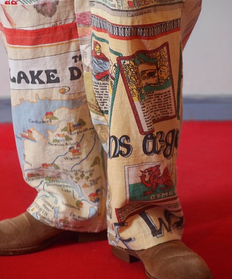 "Mr.RemakeMan."Vintage Tapestry Remake Easy Pants.④[Size:3(L)]