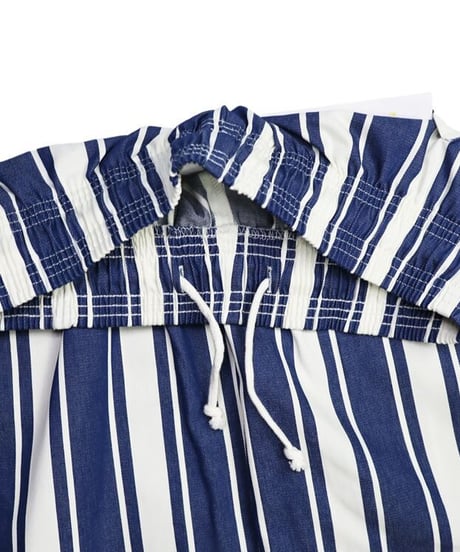 "COOKMAN"Chef Pants[Awning Stripe Navy]
