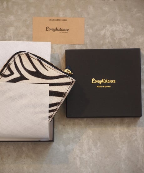 "LONGDISTANCE"Animal Pattern L-Type Coin Case