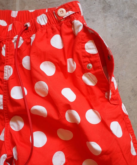"IMPRESTORE" Polka Dot Trousers/Shorts[RED]