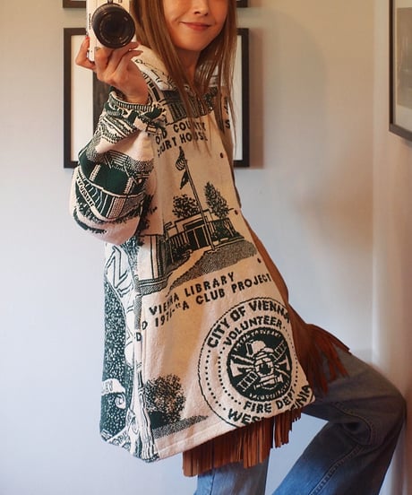 "Big P. Remake Product" U.S. Rug Remake Jacket