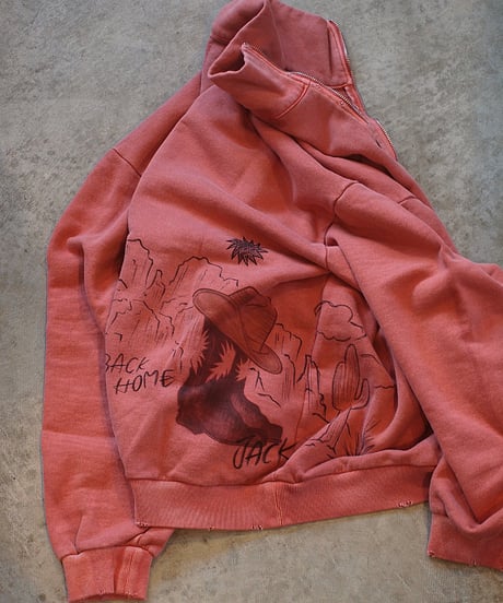 "work of art KENDAI" Half Zip Sweat Shirts