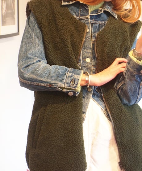 "MODEM DESIGN" Stand Collar Jacket with Liner