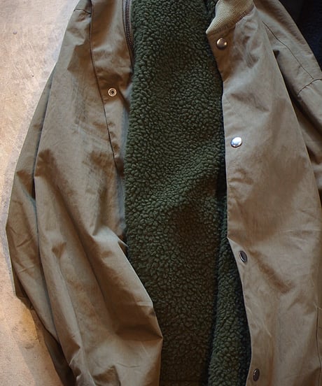"MODEM DESIGN" Stand Collar Jacket with Liner