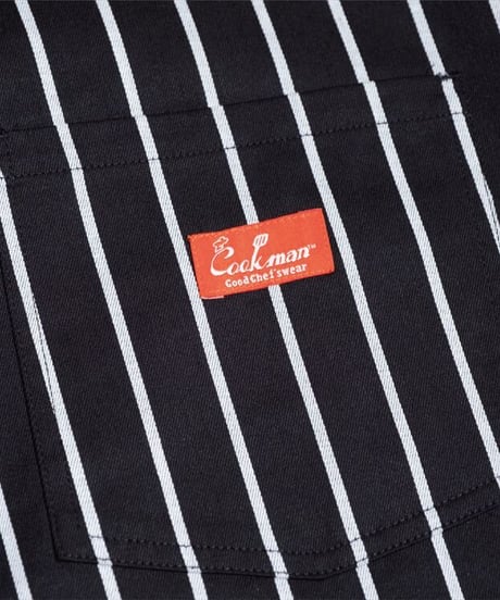 "COOKMAN" Fisherman's Bib Overall[Pinstripe/Black]