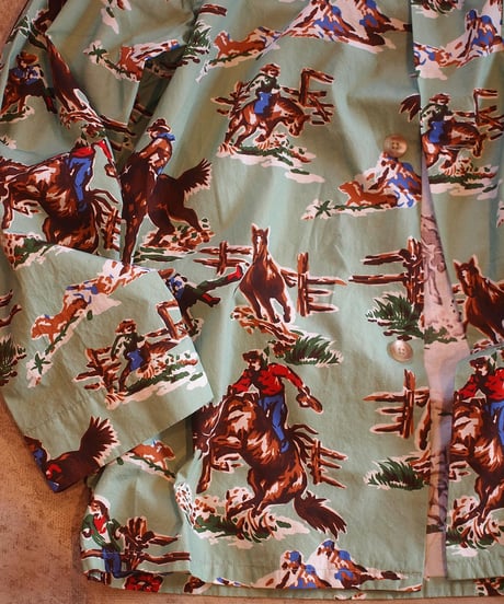 "TOWN CRAFT"PAJAMA PRINTED JACKET