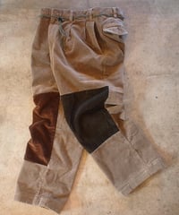 "SUNNY SIDE UP" Knee Sand Corduroy Pants