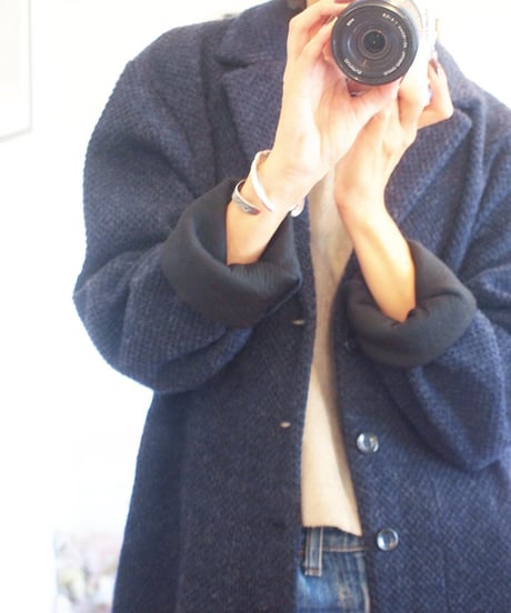"SPINNER BAIT" Icelandic Wool Tailor Cardigan