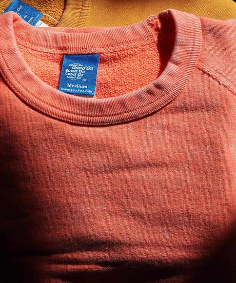 Last.1◎"GOOD ON"Vintage Dye Raglan Crew Sweat