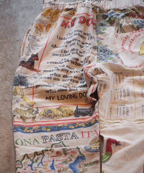 "Mr.RemakeMan."Vintage Tapestry Remake Easy Pants.①[Size:2(M)]