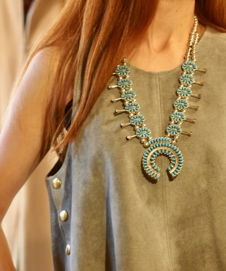 ”NAVAJO” Rversivle CIuster Naja Necklace