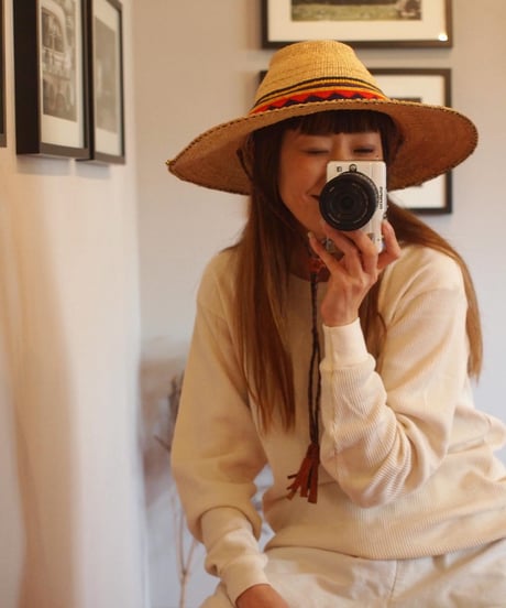 "S.O.S. from TEXAS" THERMAL Long Sleeve Crew Tee Natural