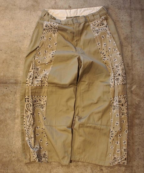 "BONUM" Remake Wide Pants
