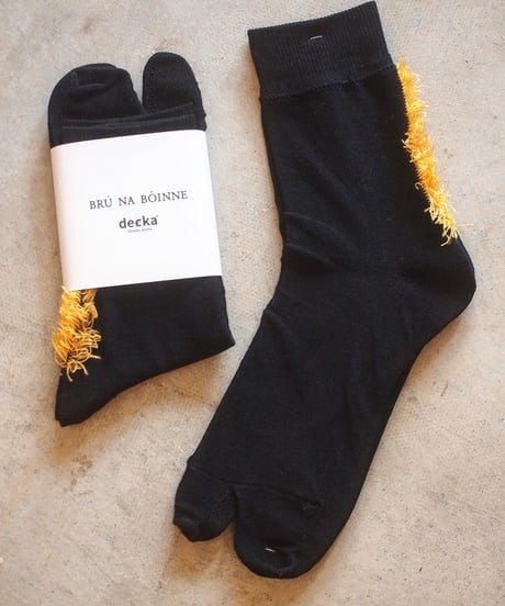 "decka Quality socks" by BRÚ NA BÓINNE Mohican Socks / Split Toe Style