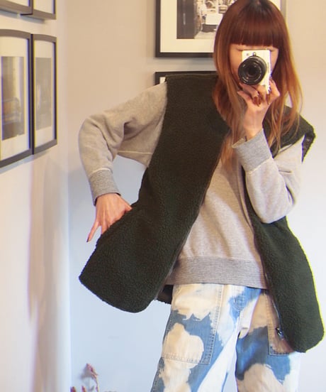 "MODEM DESIGN" Stand Collar Jacket with Liner