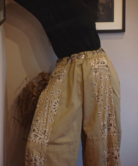 "BONUM" Remake Wide Pants