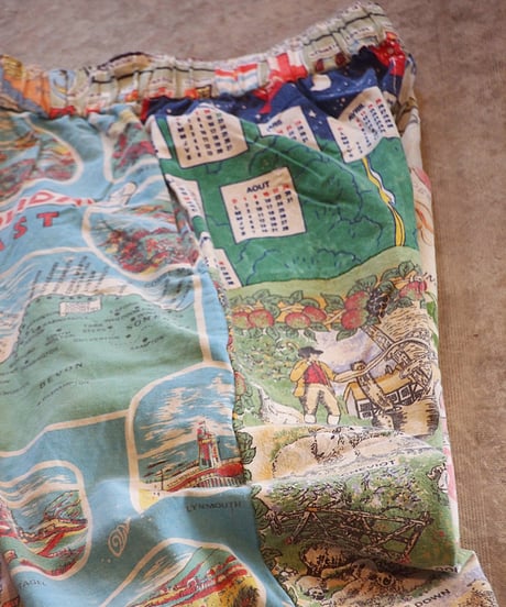 "Mr.RemakeMan."Vintage Tapestry Remake Easy Pants.②[Size:3(L)]
