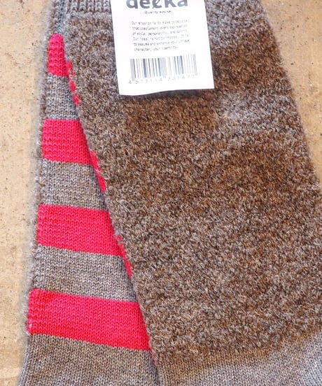 "decka quality socks" Baby Alpaca Socks/Stripes