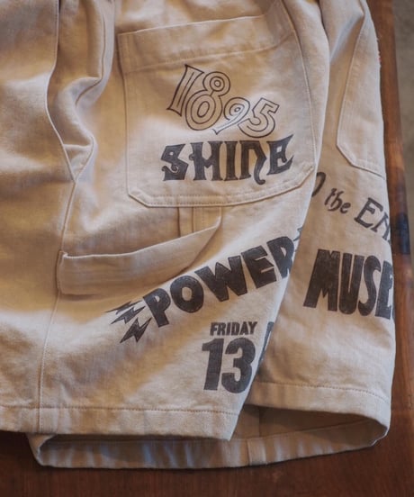"WORK OF ART KENDAI" Painter Shorts