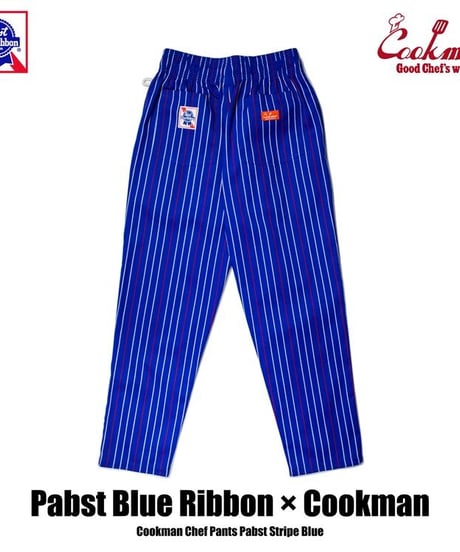 "COOKMAN"×"PABST BLUE RIBBON" Chef Pants