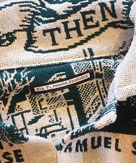 "Big P. Remake Product" U.S. Rug Remake Jacket