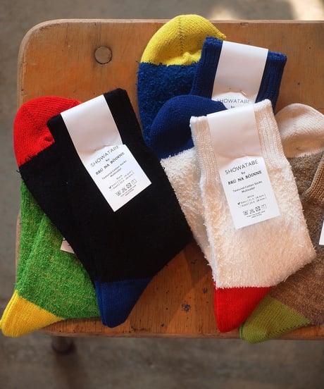 "SHOWATABE"×BRUNABOINNE" Textured Cotton Socks