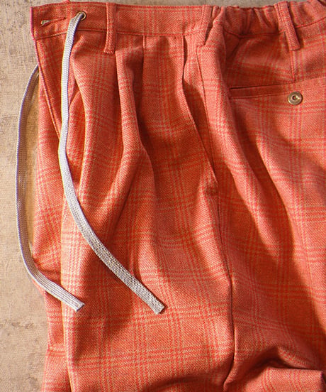 "Nasngwam"LUMBER TUCK PANTS