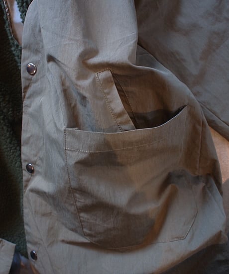 "MODEM DESIGN" Stand Collar Jacket with Liner
