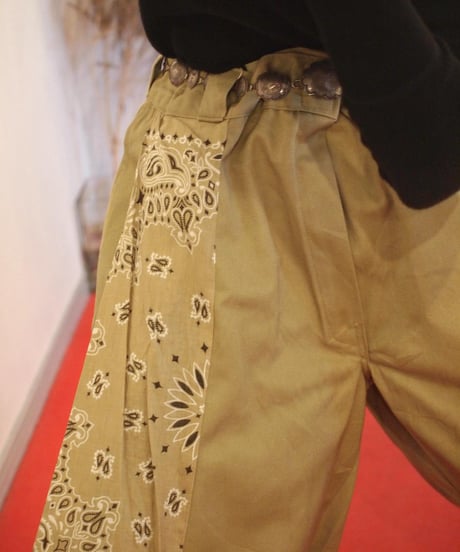 "BONUM" Remake Wide Pants