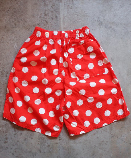 "IMPRESTORE" Polka Dot Trousers/Shorts[RED]