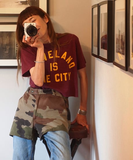 "FRENCH ARMY"CCE Camo Shorts