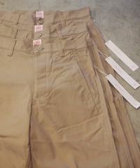 "CRANK PROJECTS" Cotton Serge Fat Pants
