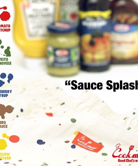"COOKMAN" Chef Pants[Sauce Splash]