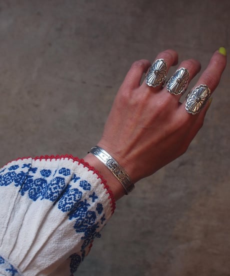 "NAVAJO" Kevin Ramone Silver Ring