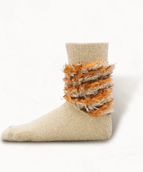 "SHOWATABE" Multi-Color Shaggy Socks