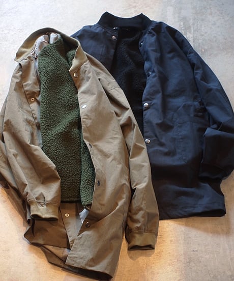 "MODEM DESIGN" Stand Collar Jacket with Liner