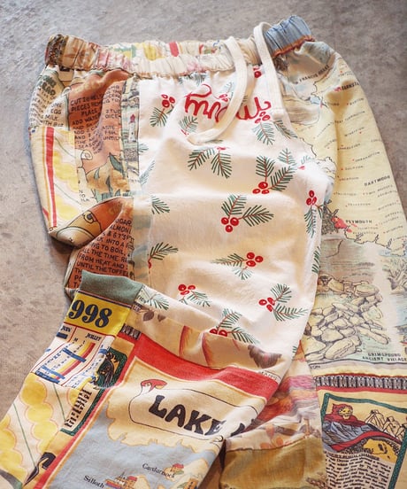 "Mr.RemakeMan."Vintage Tapestry Remake Easy Pants.④[Size:3(L)]