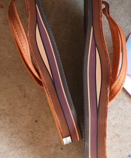 "RAINBOW SANDALS"Classic Leather Double Layer Sandal