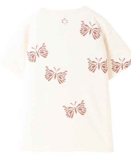 "S.O.S. from Texas"×"CONTINUUM"[Nouveau Butterfly] Short Sleeve Crew Tee