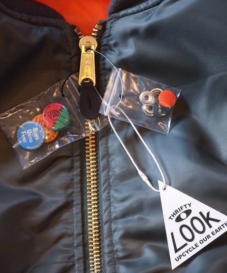 "THRIFTY LOOK"「 ROTHCO」MA-1 Black Panther Vest