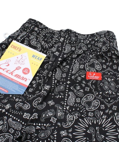 再入荷！"COOKMAN" Chef Pants[Paisley/Black]