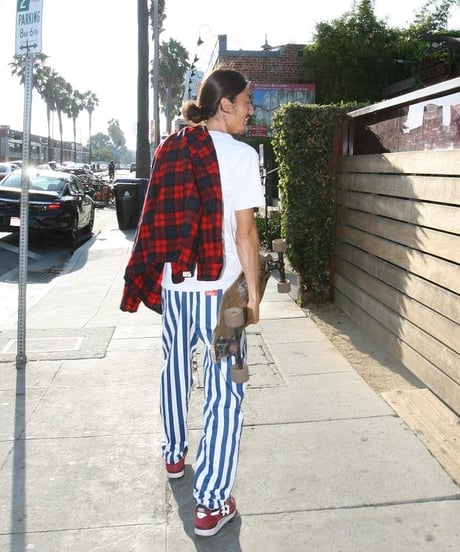 "COOKMAN" Chef Pants[Wide Stripe/Blue]